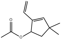 2-Cyclopenten-1-ol,2-ethenyl-4,4-dimethyl-,acetate(9CI) Structure