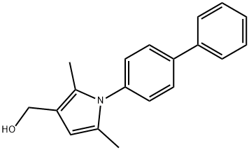 1-[1,1'-BIPHENYL]-4-YL-2,5-DIMETHYL-1H-PYRROLE-3-METHANOL Structure