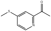 Ethanone, 1-[4-(methylthio)-2-pyridinyl]- (9CI) Struktur