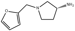 3-Pyrrolidinamine,1-(2-furanylmethyl)-,(3R)-(9CI) Structure