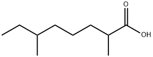 2,6-二甲基辛酸, 7414-45-1, 结构式