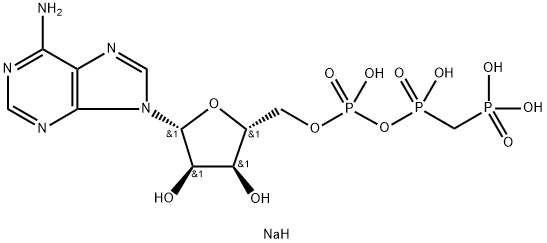 ADENYLYLMETHYLENEDIPHOSPHONATE SODIUM SALT,7414-56-4,结构式