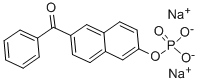 6-BENZOYL-2-NAPHTHYL PHOSPHATE DISODIUM SALT 化学構造式