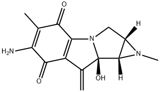 7-amino-10-decarbamoyloxy-9-dehydro-7-demethoxymitomycin B Struktur