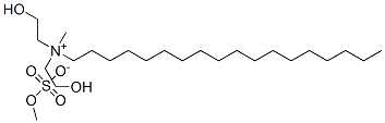 bis(2-hydroxyethyl)methyl(octadecyl)ammonium methyl sulphate Structure