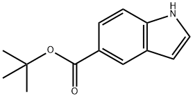 tert-butyl 1H-indole-5-caboxylate,741606-16-6,结构式