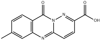 10H-Pyridazino[6,1-b]quinazoline-2-carboxylic acid, 7-methyl-10-oxo- 结构式