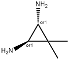 1,2-Cyclopropanediamine,3,3-dimethyl-,trans-(9CI),741650-64-6,结构式