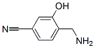 4-(氨甲基)-3-羟基苯甲腈, 741670-77-9, 结构式