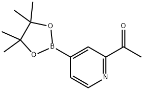 2-乙酰基吡啶-4-硼酸频那醇酯,741709-58-0,结构式