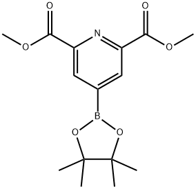 DIMETHYL 4-(4,4,5,5-TETRAMETHYL-1,3,2-DIOXABOROLAN-2-YL)PYRIDINE-2,6-DICARBOXYLATE