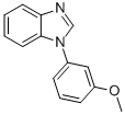 1-(3-METHOXYPHENYL)-1H-BENZOIMIDAZOLE Struktur