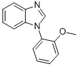 1-(2-METHOXYPHENYL)-1H-BENZOIMIDAZOLE 化学構造式