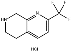 2-Trifluoromethyl-5,6,7,8-tetrahydro-[1,7]naphthyridine Struktur