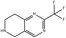 2-TRIFLUOROMETHYL-5,6,7,8-TETRAHYDROPYRIDO[4,3-D]PYRIMIDINE Struktur