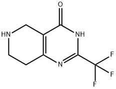 2-Trifluoromethyl-5,6,7,8-tetrahydro-pyrido[4,3-d]pyrimidin-4-ol Structure
