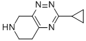 3-Cyclopropyl-5,6,7,8-tetrahydro-pyrido[4,3-e][1,2,4]triazine Struktur