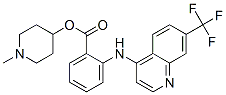 1-methyl-4-piperidinyl 2-[[7-(trifluoromethyl)quinolin-4-yl]amino]benzoate|