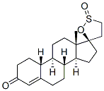 (17R)-3-Oxospiro[19-norandrostane-17,5'-[1,2]oxathiolan]-4-ene 2'-oxide,74183-64-5,结构式