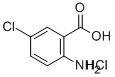 2-AMINO-5-CHLORO-BENZOIC ACID HCL Struktur