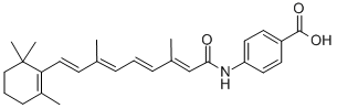 N-(4-carboxyphenyl)retinamide 结构式
