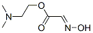 Acetic acid, (hydroxyimino)-, 2-(dimethylamino)ethyl ester (9CI) Struktur