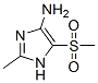 1H-Imidazol-4-amine,  2-methyl-5-(methylsulfonyl)- Structure