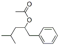 1-benzyl-3-methylbutyl acetate 结构式