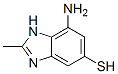 1H-Benzimidazole-5-thiol,  7-amino-2-methyl- Structure