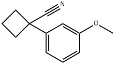 1-(3-METHOXYPHENYL)CYCLOBUTANECARBONITRILE Struktur