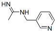 Ethanimidamide, N-(3-pyridinylmethyl)- (9CI) 化学構造式