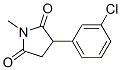 3-(3-chlorophenyl)-1-methyl-2,5-pyrrolidinedione 结构式