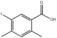 5-碘-2,4-二甲基苯甲酸, 742081-03-4, 结构式