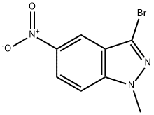 3-Bromo-1-methyl-5-nitro-1H-indazole Struktur