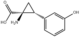 Cyclopropanecarboxylic acid, 1-amino-2-(3-hydroxyphenyl)-, cis- (9CI),74214-40-7,结构式