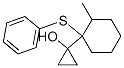 1-[2-Methyl-1-(phenylthio)cyclohexyl]cyclopropanol Struktur
