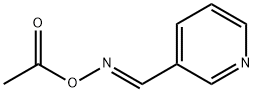 (E)-3-Pyridinecarbaldehyde O-acetyl oxime Structure