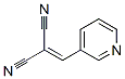 2-(吡啶-3-基甲基烯)丙二腈, 7424-56-8, 结构式