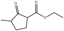 3-甲基-2-氧代环戊烷-1-甲酸乙酯,7424-85-3,结构式
