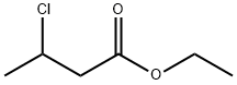 Ethyl-3-chloro-n-butanoate 化学構造式