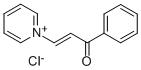 1-(3-Oxo-3-phenyl-1-propenyl)pyridinium chloride 化学構造式