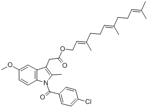 INDOMETHACIN SODIUM SALT TRIHYDRATE Structure