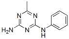 6-METHYL-N-PHENYL-1,3,5-TRIAZINE-2,4-DIAMINE Structure