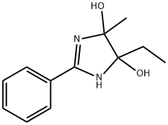 1H-Imidazole-4,5-diol, 4-ethyl-4,5-dihydro-5-methyl-2-phenyl- (9CI)|