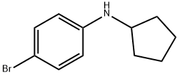 N-CYCLOPENTYL-4-BROMOANILINE Structure