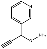 Pyridine, 3-[1-(aminooxy)-2-propynyl]- (9CI) Structure