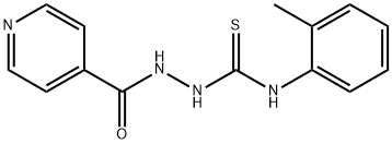1-isonicotinoyl-4-(2-tolyl)thiosemicarbazide Struktur