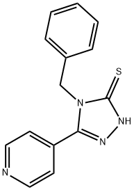 4-BENZYL-5-PYRIDIN-4-YL-4H-[1,2,4]TRIAZOLE-3-THIOL Structure