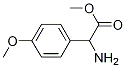 Benzeneacetic acid, a-aMino-4-Methoxy-, Methyl ester Struktur