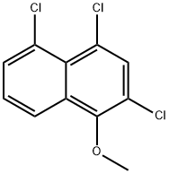 2,4,5-Trichloro-1-methoxynaphthalene 结构式